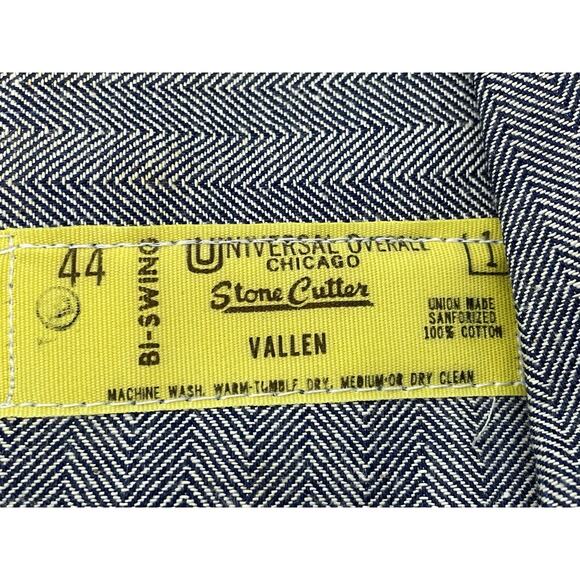 Vintage Universal Overall Stonecutter Pinstripe Coverall Size 44 Union - Picture 9 of 9